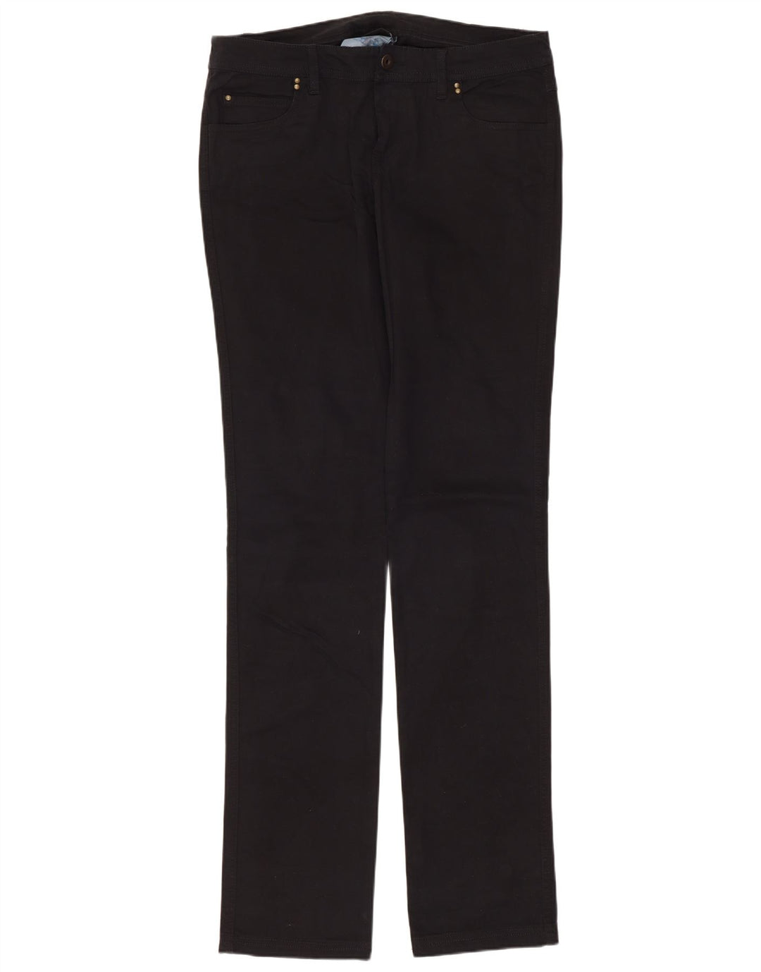Pantaloni casual drepti pentru femei CHAMPION L30 L34 Bumbac negru