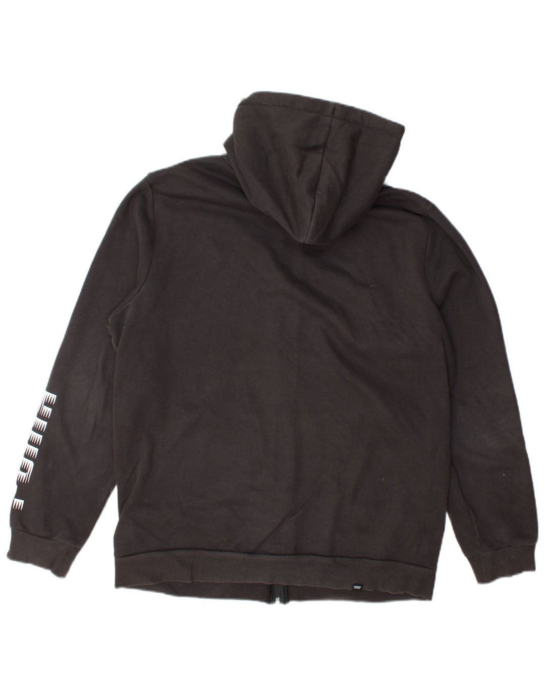 Pulover Puma Graphic Zip pentru bărbați, bumbac mediu negru