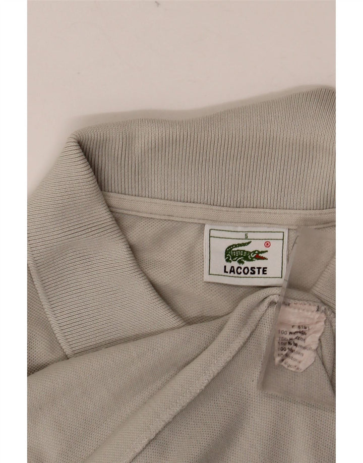 Lacoste tricou polo pentru bărbați mărimea 5 mare bumbac gri