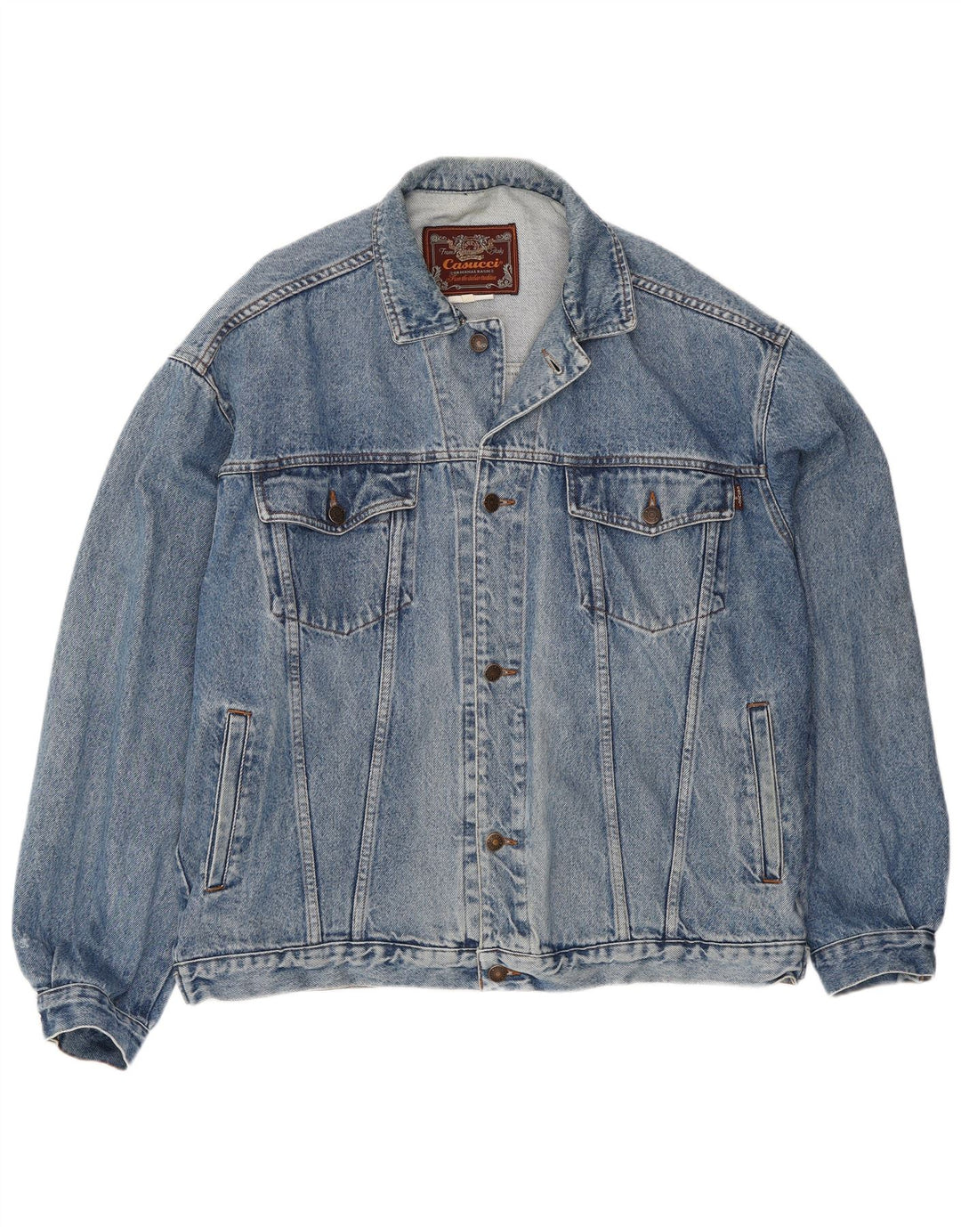 Jachetă de blugi pentru bărbați Casucci UK 42 XL Albastru