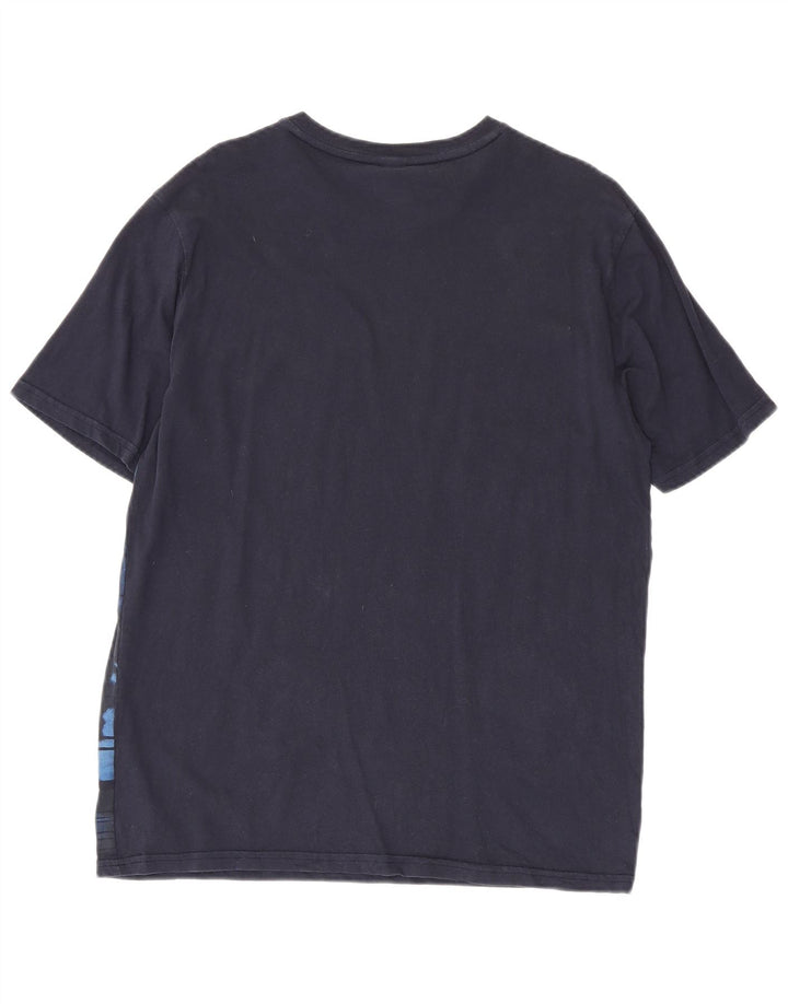 Tricou Oakley pentru bărbați, cu o formă regulată, de top mediu, albastru marin, floral