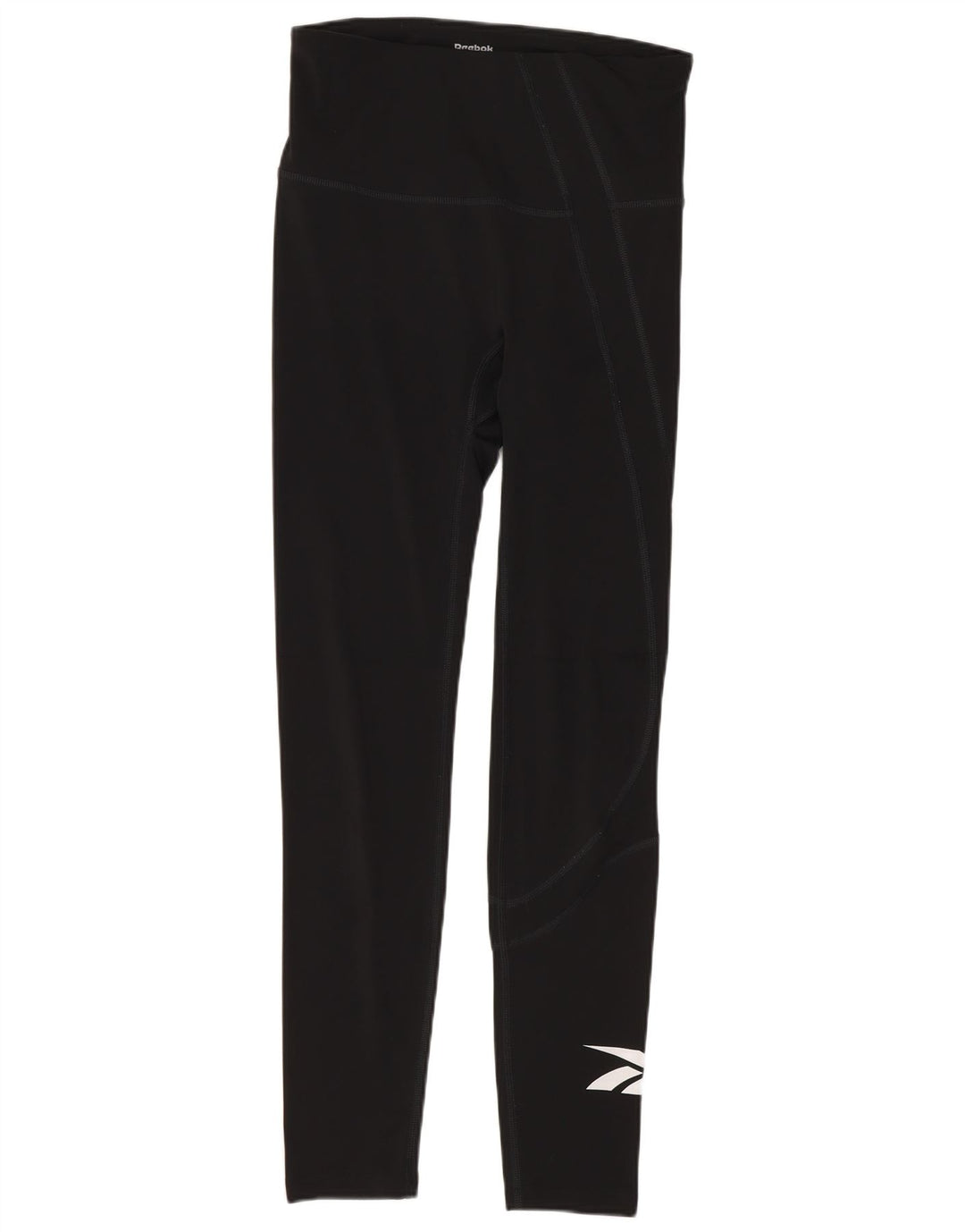 Leggings pentru femei Reebok UK 8/10 Poliester negru mic