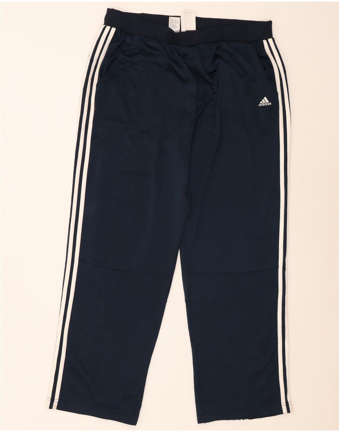 Pantaloni de trening pentru bărbați Adidas XL, poliester bleumarin