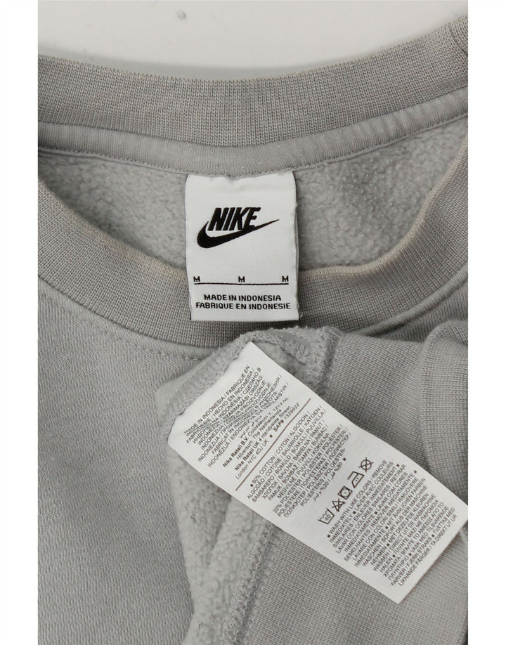 Hanorac NIKE pentru bărbați, cu tăiere largă, din bumbac, gri mediu