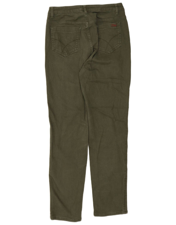Îmbrăcăminte pentru echipaj Femei Girlfriend Slim Jeans UK 10 Small W28 L28 Verde Bumbac