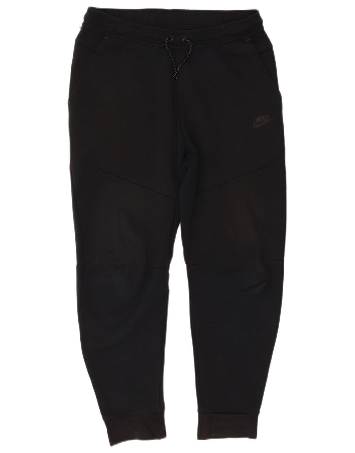 Pantaloni de trening Nike pentru bărbați Joggeri, bumbac mediu negru