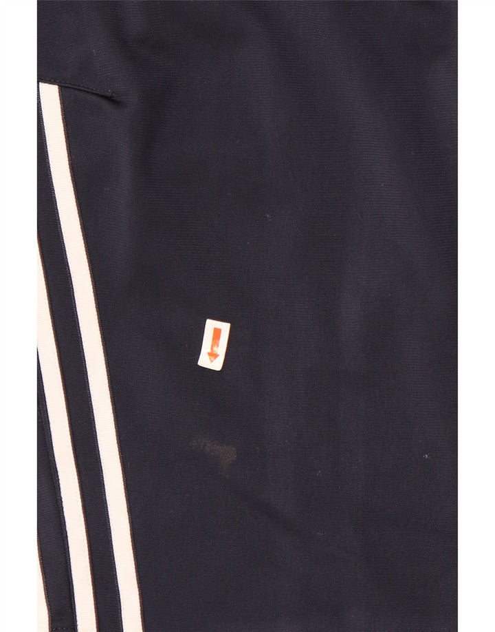 Pantaloni de trening Adidas pentru băieți 11-12 ani, albastru bleumarin, poliester color bloc