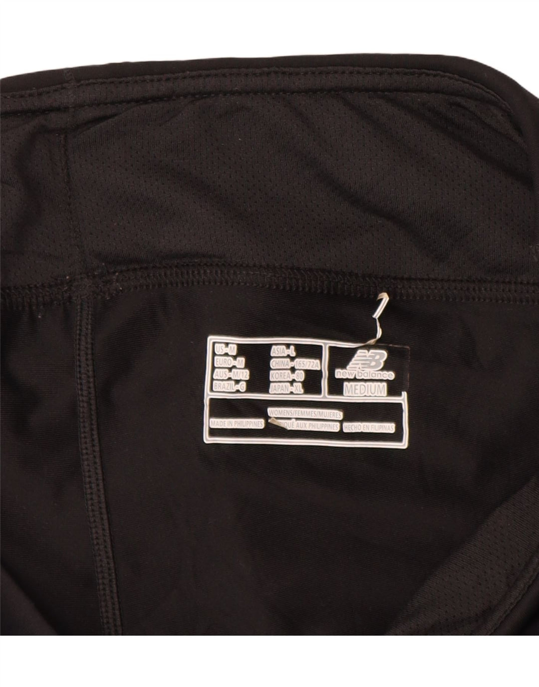 Pantaloni scurți sport New Balance pentru femei UK 12 Medium Black Poliester