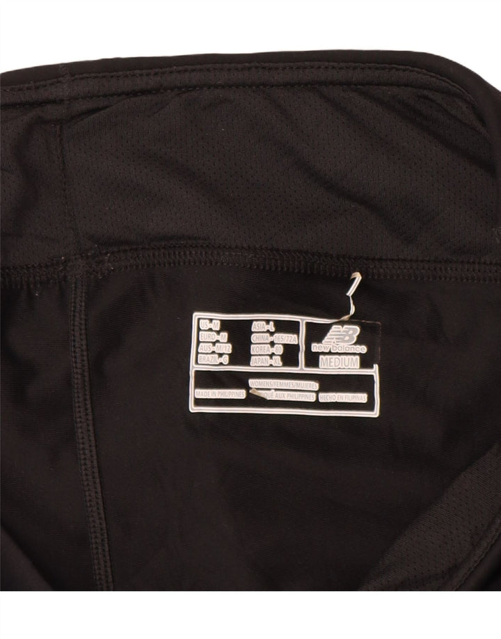 Pantaloni scurți sport New Balance pentru femei UK 12 Medium Black Poliester