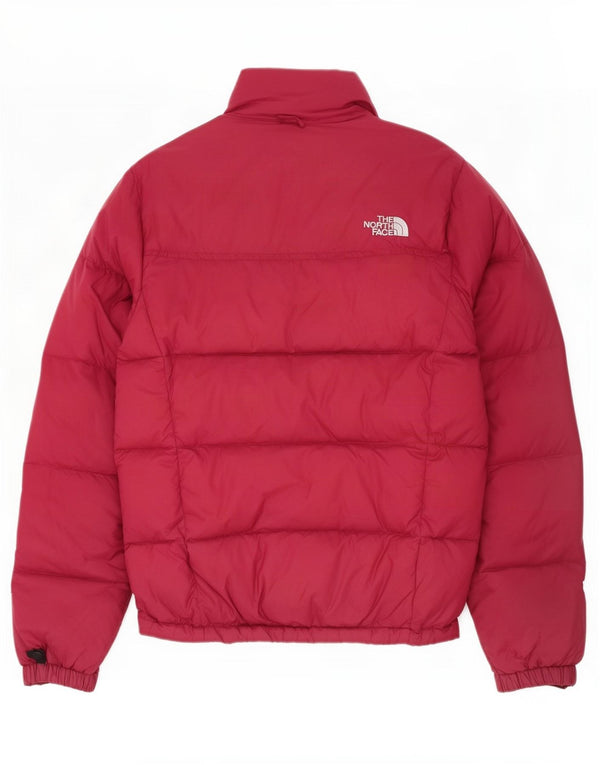 Jachetă căptușită The North Face pentru femei UK 10 Small Burgundy Nylon