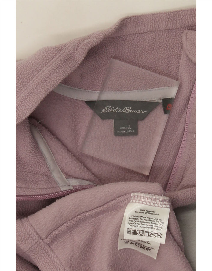 Jachetă fleece pentru femei Eddie Bauer UK 16 Poliester violet mare