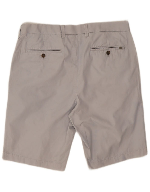 Pantaloni scurți chino pentru bărbați Marks & Spencer W34, bumbac gri mare