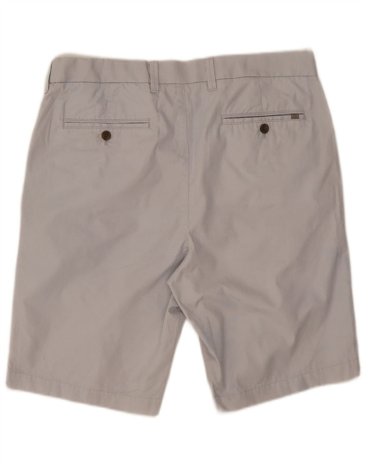 Pantaloni scurți chino pentru bărbați Marks & Spencer W34, bumbac gri mare