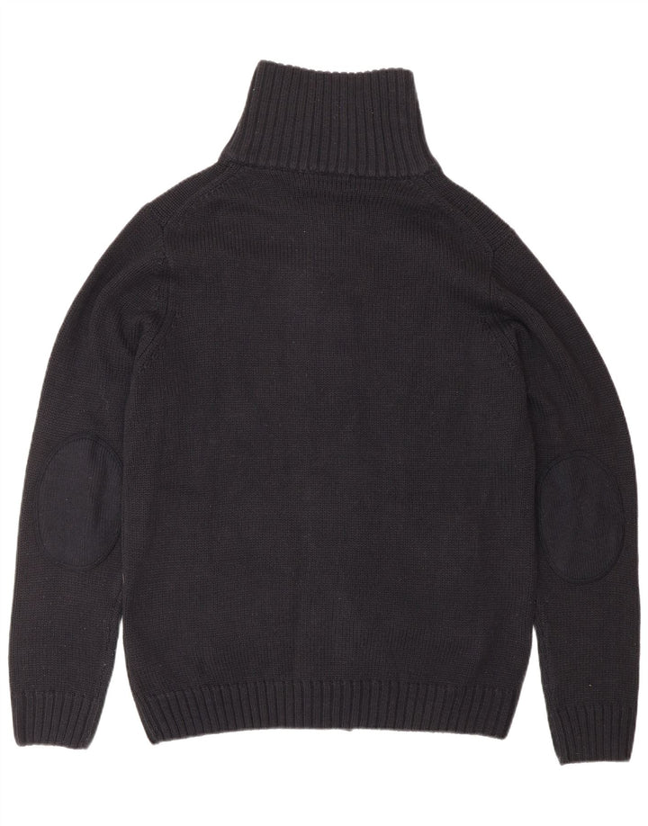 PIERRE CARDIN Pulover cardigan pentru bărbați, mare, albastru acrilic