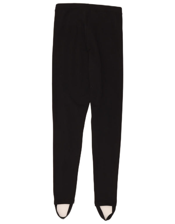 Leggings cu etrier pentru femei ADIDAS UK 10 Poliester negru mic