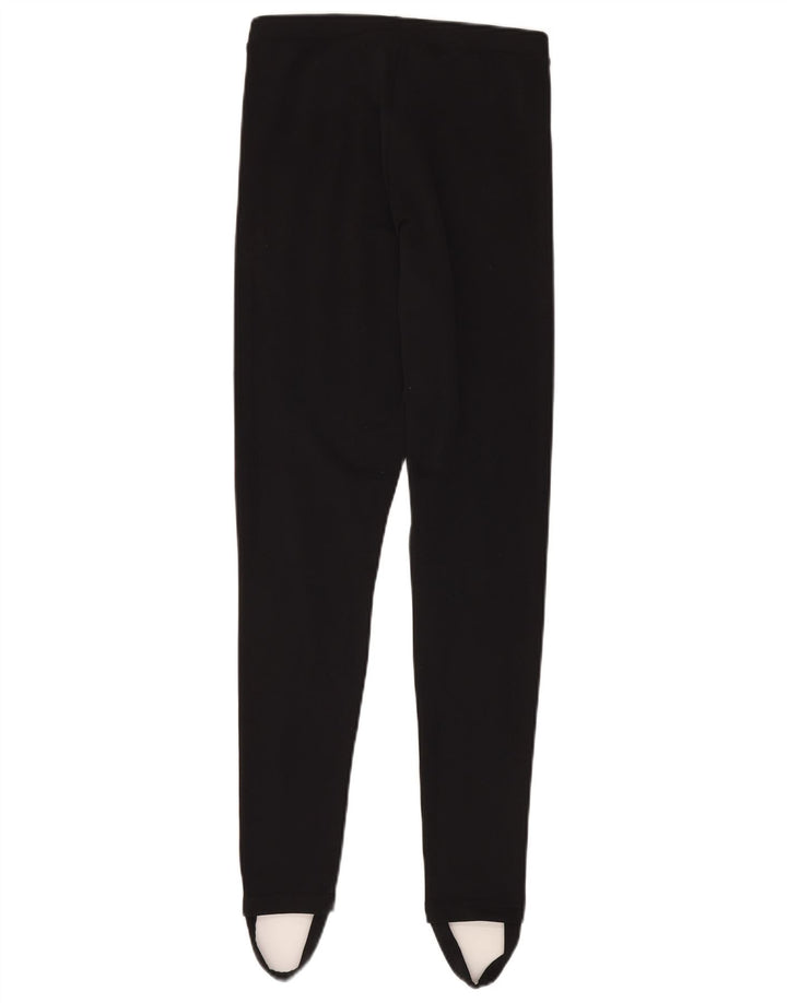 Leggings cu etrier pentru femei ADIDAS UK 10 Poliester negru mic