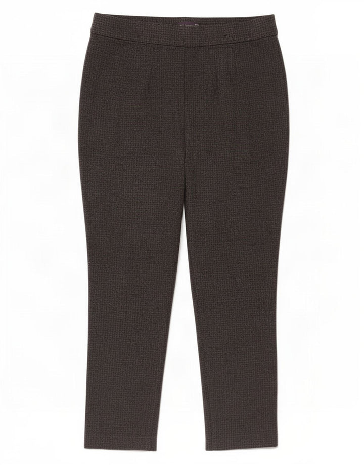 Pantaloni subțiri pentru femei Marks & Spencer UK 16 Large W32 L27 Gri Houndstooth