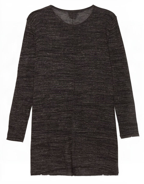Pulover pentru damă Zara, cu paragate, cu gât turnu, UK 10, mic, gri, pete