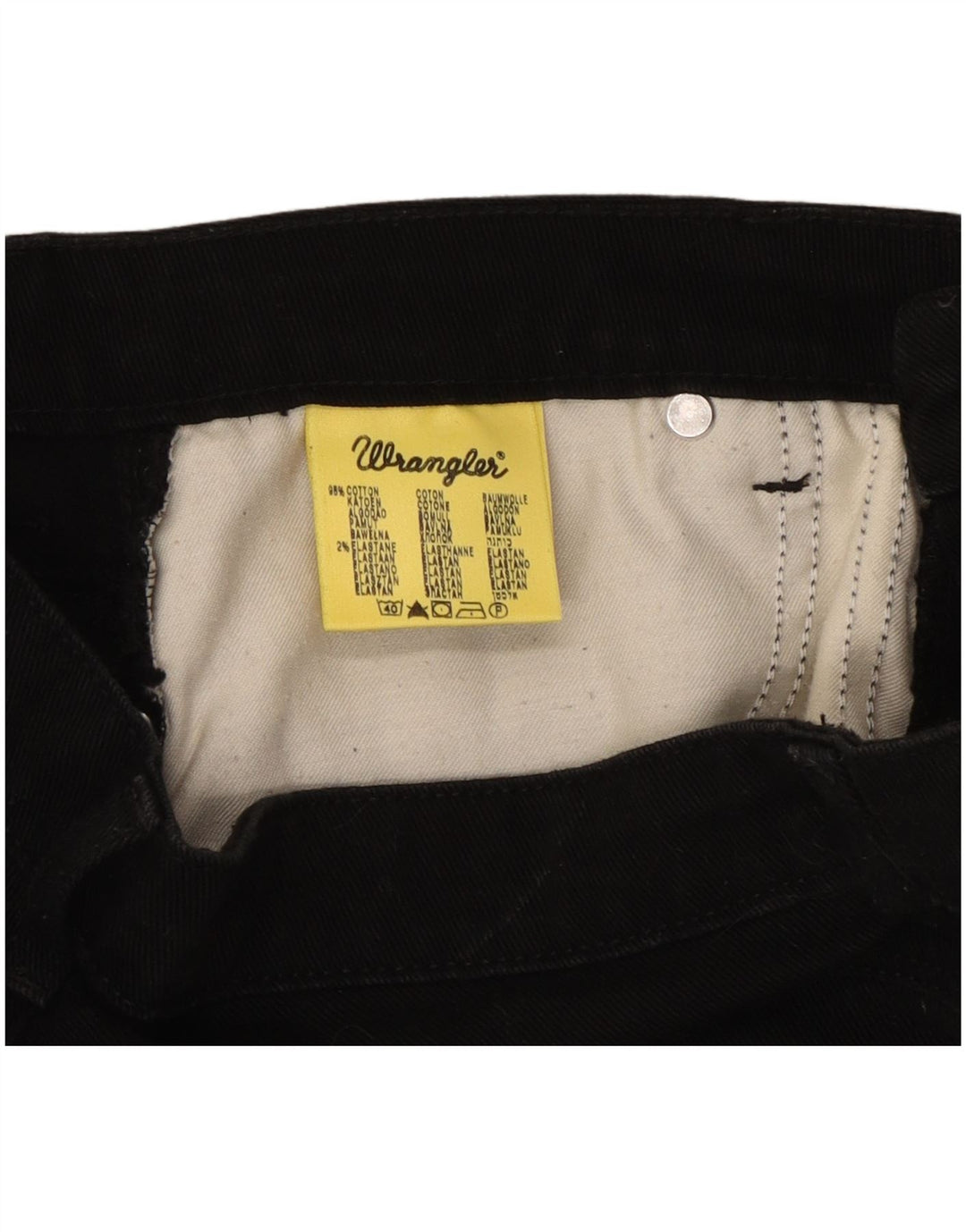 Blugi Bootcut Wrangler pentru femei W31 L32 bumbac negru