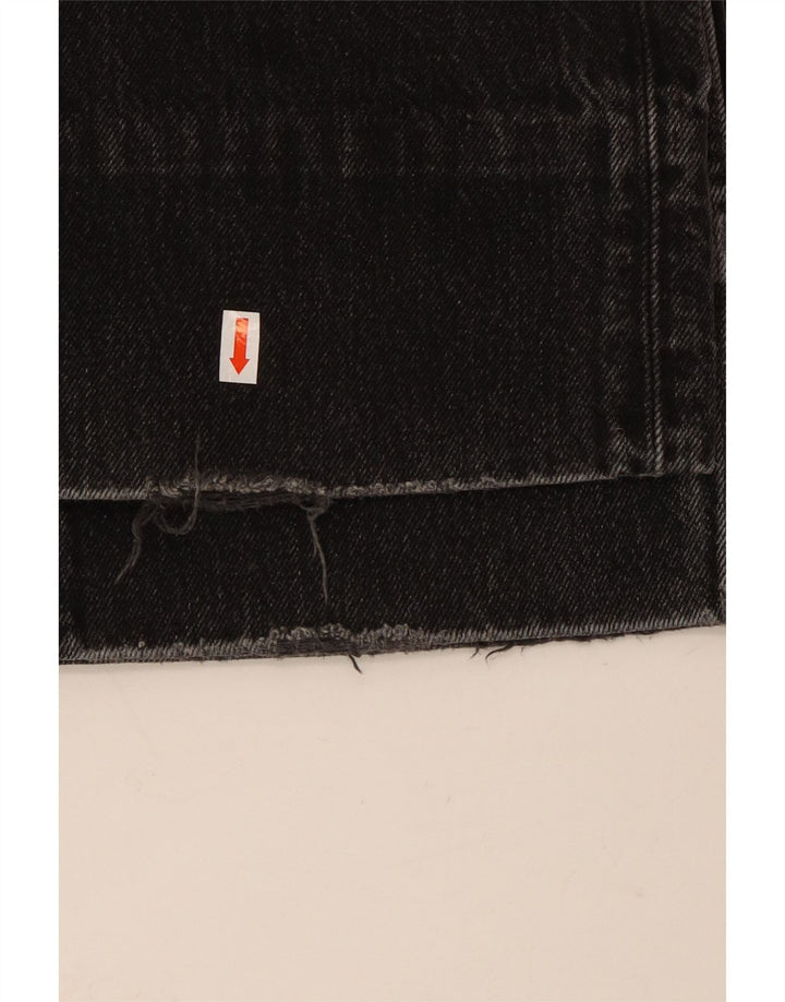 Blugi drepti pentru bărbați LEVI'S 501 W33 L31 bumbac gri