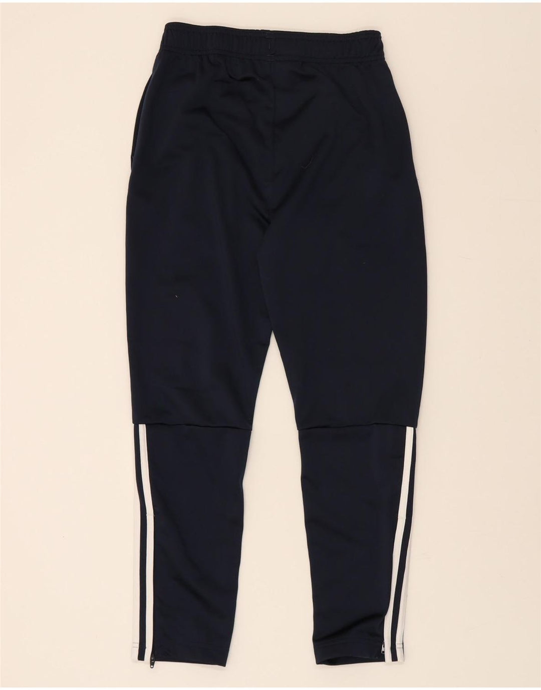 ADIDAS Boys Tracksuit Trousers 11-12 Years Navy Blue Polyester Vintage Adidas and Second-Hand Adidas from Messina Hembry 