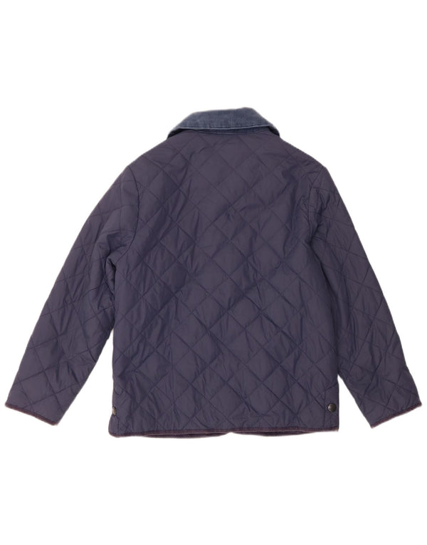 Jack Wills Jachetă matlasată pentru femei UK 14 Medium Navy Blue Marine