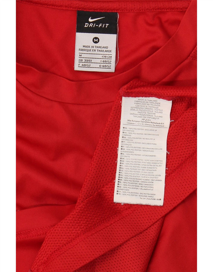 Tricou pentru bărbați Nike Dri Fit Top UK 39/41 Poliester roșu mediu