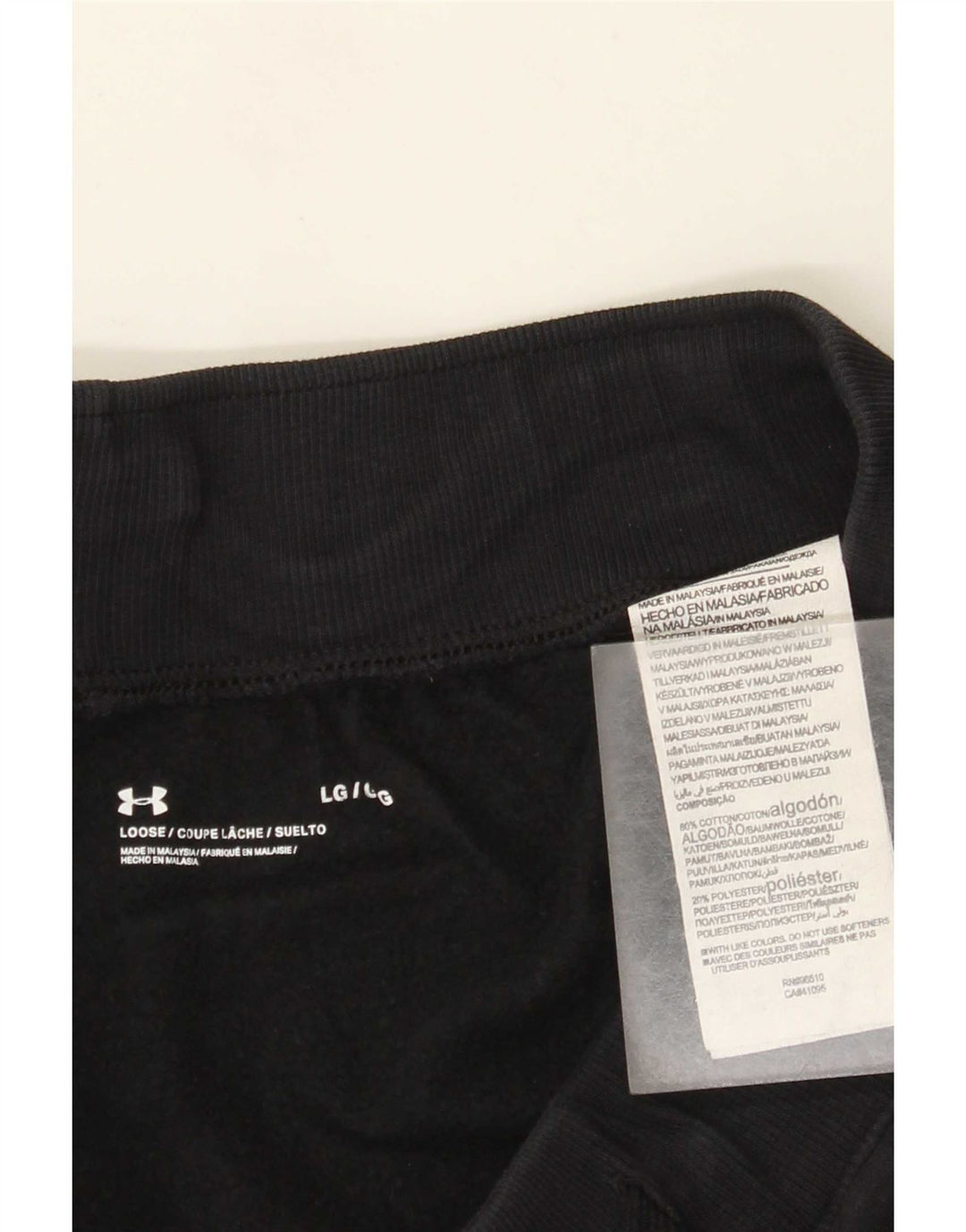 Pantaloni scurți sport Under Armour pentru bărbați, mari, negru, bumbac