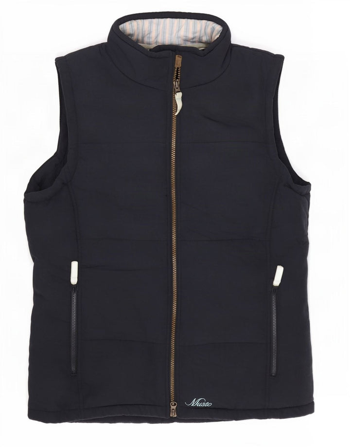 Gilet căptușit pentru femei Musto UK 14, mare, albastru, poliester