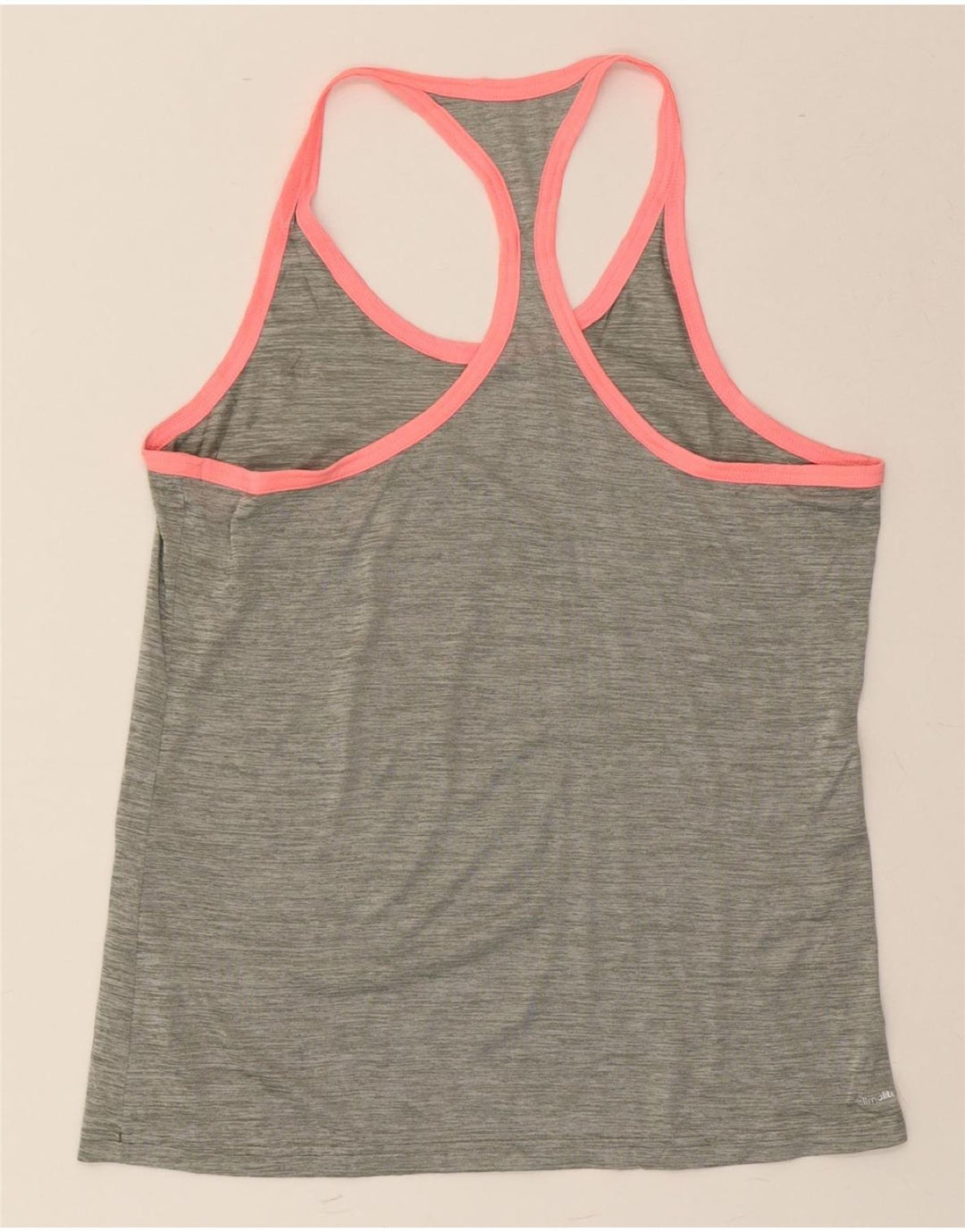 ADIDAS Womens Climalite Vest Top UK 16/18 Large Grey Polyester Vintage Adidas and Second-Hand Adidas from Messina Hembry 