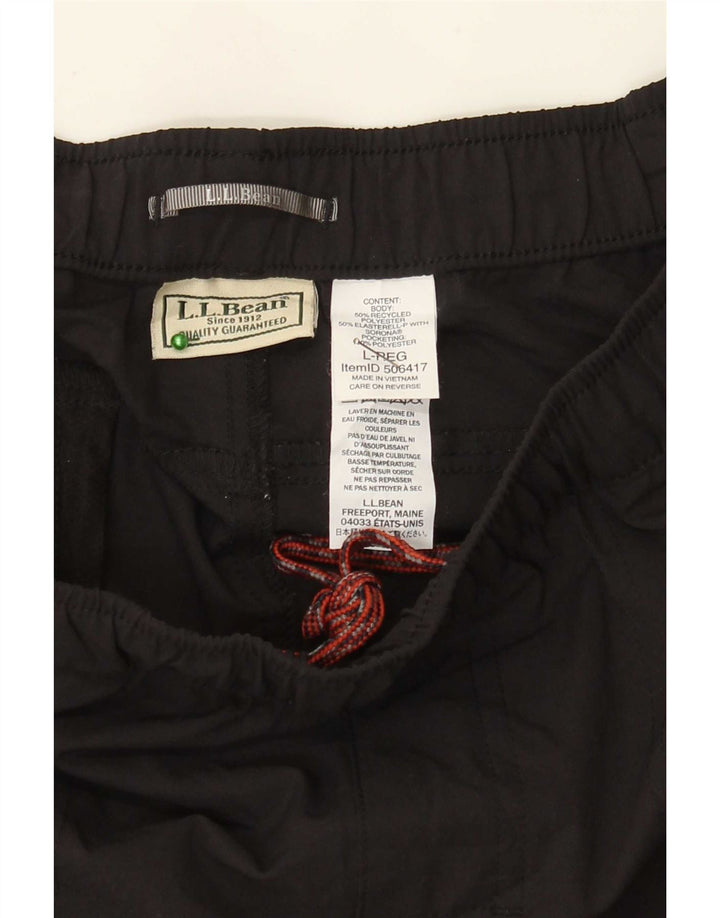 Pantaloni de trening pentru bărbați L.L.Bean Poliester negru mare
