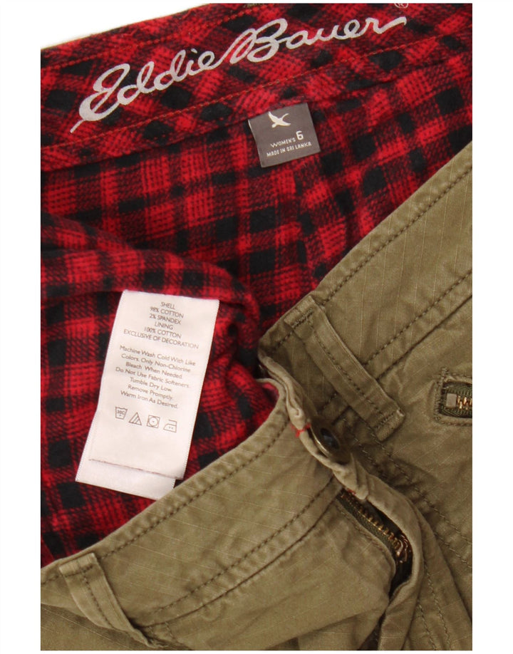 Eddie Bauer Pantaloni slim pentru femei US 6 Medium W32 L30 Kaki