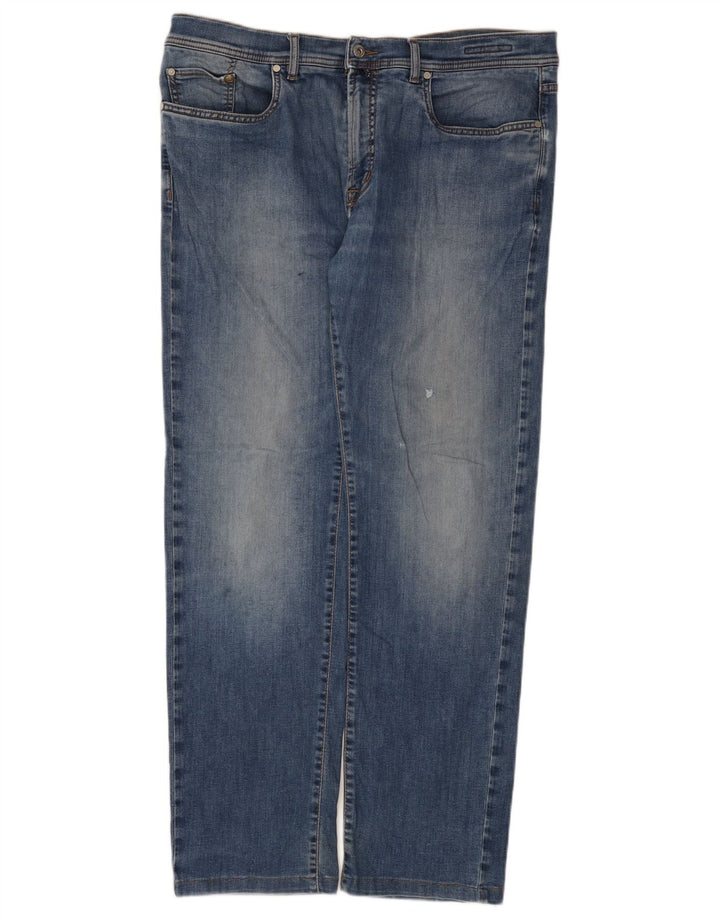 Jeans drept bărbați Pierre Cardin W38 L32 Bumbac albastru