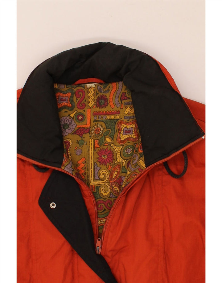 VINTAGE Womens Windbreaker Jacket  EU 42 Large Red Polyester Vintage Vintage and Second-Hand Vintage from Messina Hembry 
