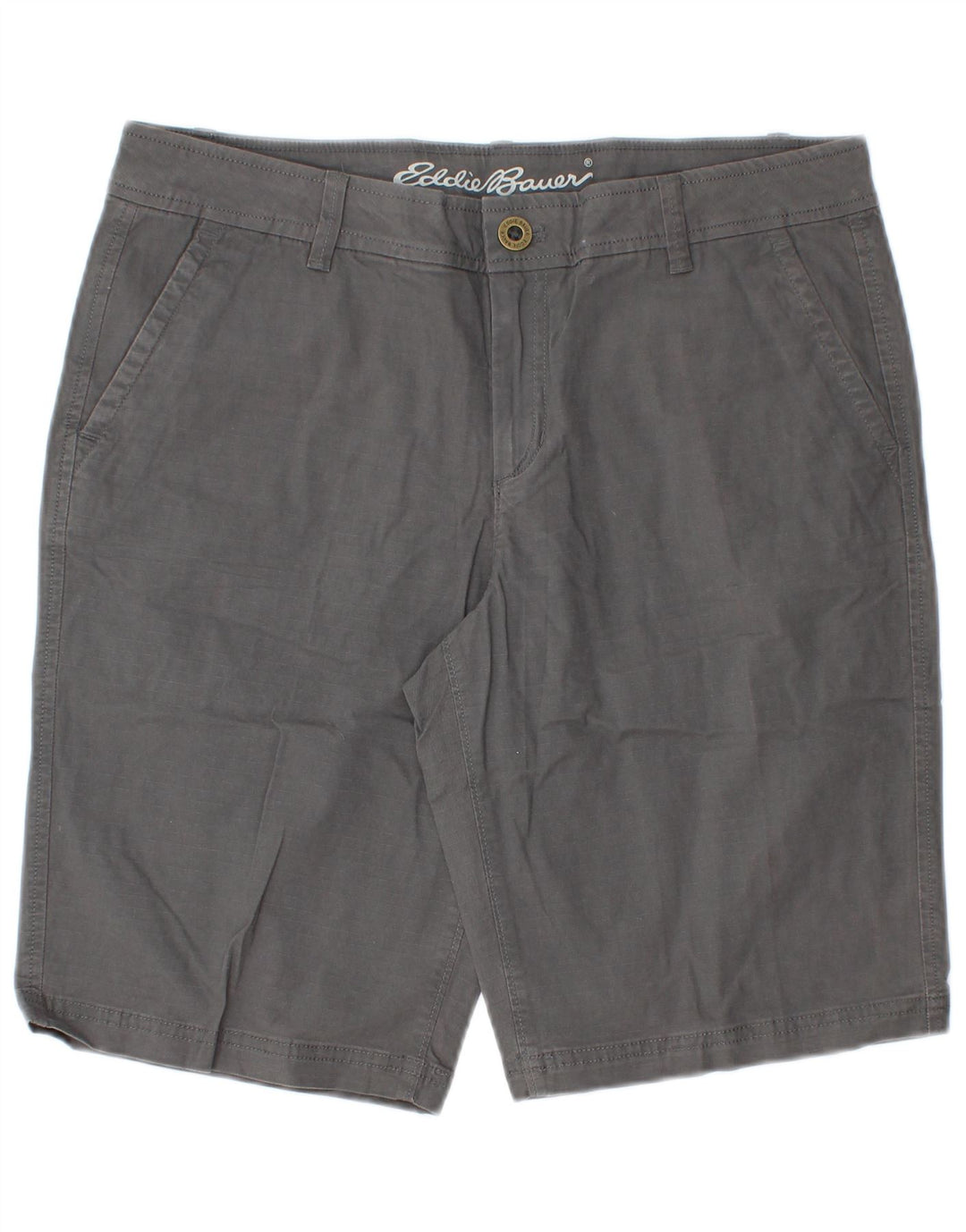 Pantaloni scurti chino pentru femei Eddie Bauer US 8 Medium W32 bumbac gri