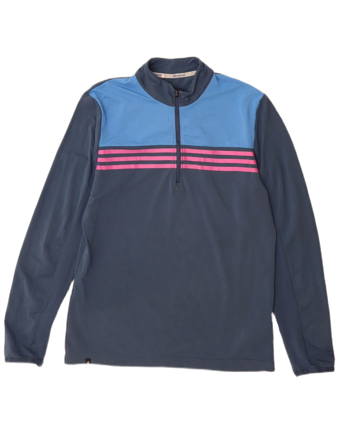 Adidas Climacool Pullover Trening Top Mic Bleumarin Colorblock