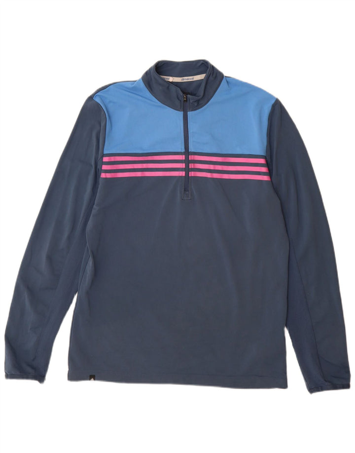 Adidas Climacool Pullover Trening Top Mic Bleumarin Colorblock
