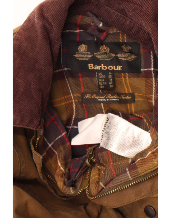 Jachetă pentru femei Barbour din bumbac cerat UK 14 Maro mare