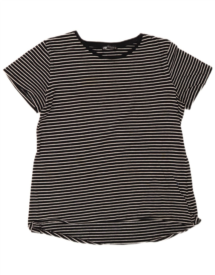 Tricou pentru femei Zara UK 10 mic cu dungi negre