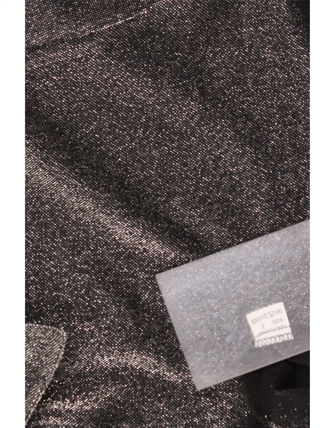 Bluză cămașă supradimensionată pentru femei VINTAGE UK 16 Poliester mare negru cu pete