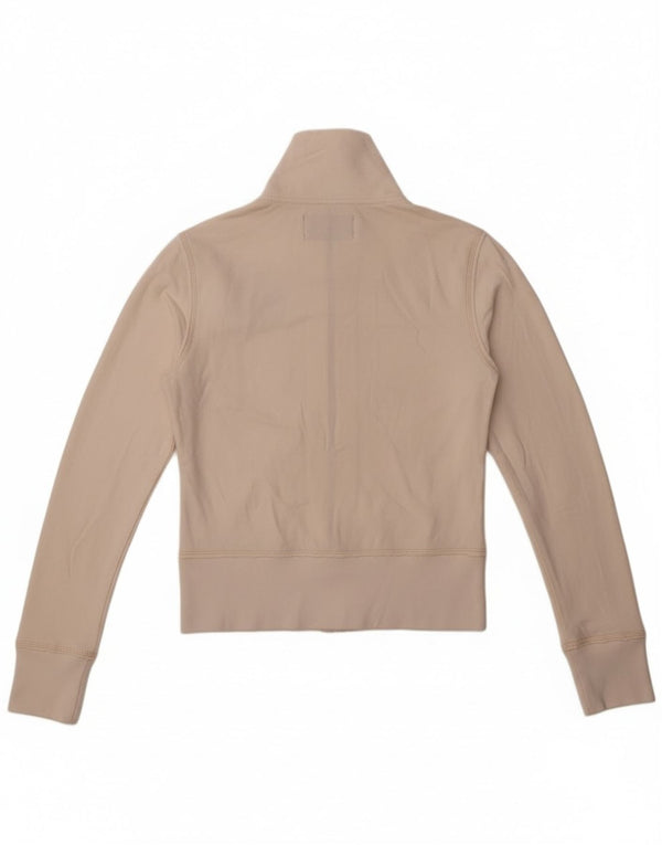 Jachetă de top pentru trening grafic Polo Ralph Lauren pentru femei UK 10 Small White