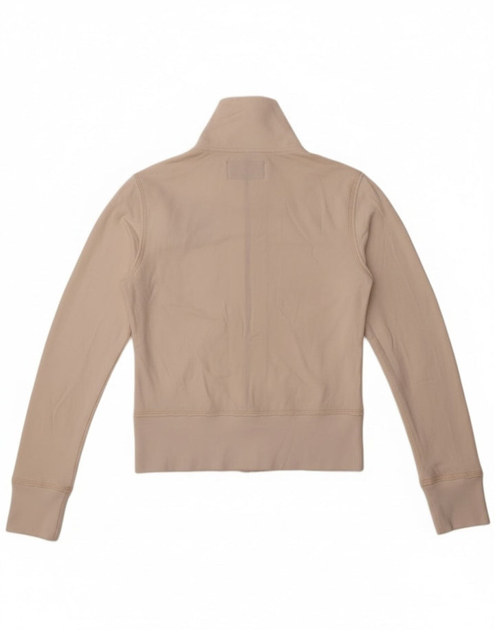 Jachetă de top pentru trening grafic Polo Ralph Lauren pentru femei UK 10 Small White