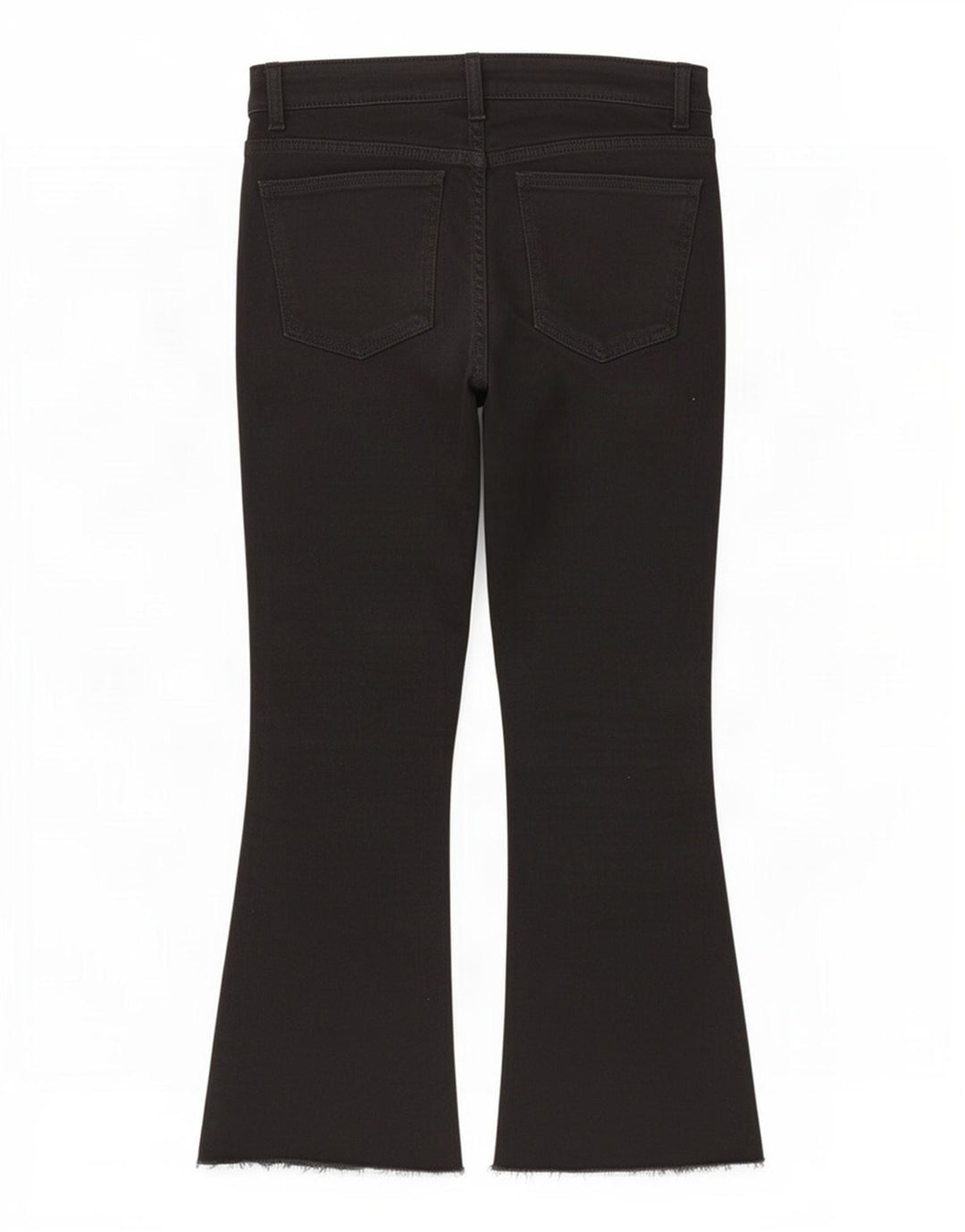 Blugi Zara Femei Crop Bootcut EU 40 Medium W30 L25 Negri