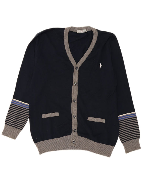 Pulover cardigan Cesare Paciotti 4US Băieți 15-16 ani Bleumarin cu dungi