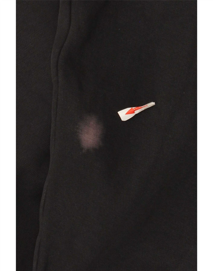 Pulover oversized pentru femei Nike Crop, UK 14, bumbac mediu negru
