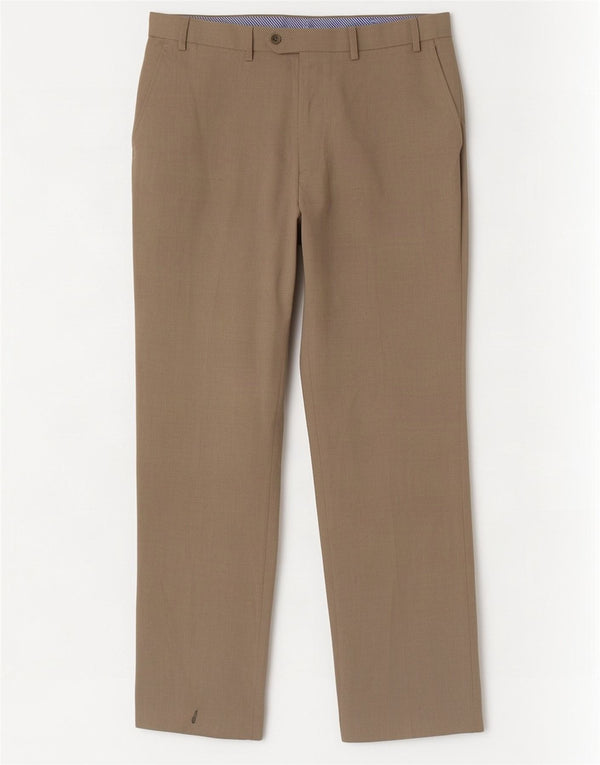 Marks & Spencer Pantaloni drepți pentru bărbați L38 L33 poliester bej