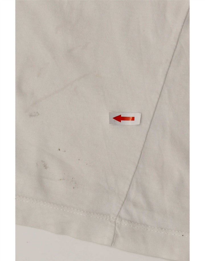 Tricou grafic Nike pentru bărbați Top mic, alb, bumbac