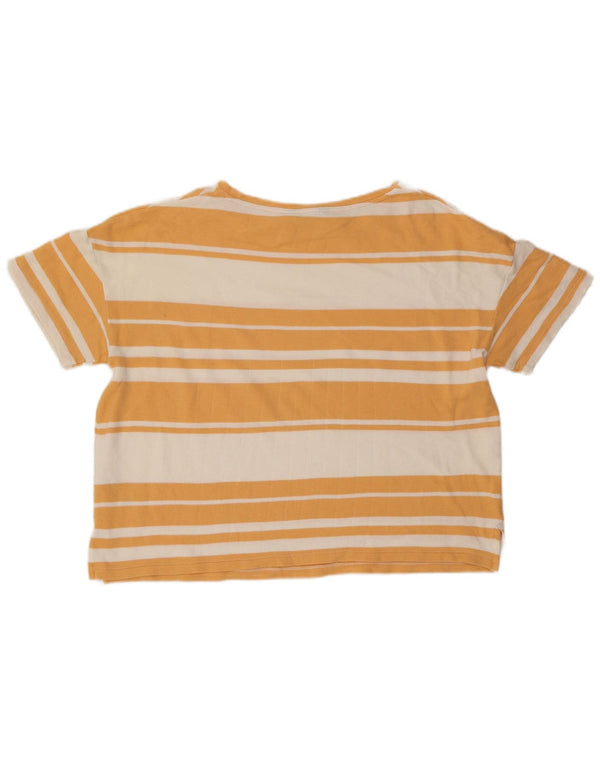 Tricou supradimensionat pentru femei Marks & Spencer Top UK 16 mare portocaliu cu dungi