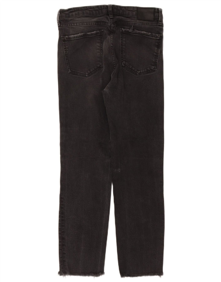 Blugi drepți pentru femei Zara EU 40 Medium W30 L26 Bumbac gri