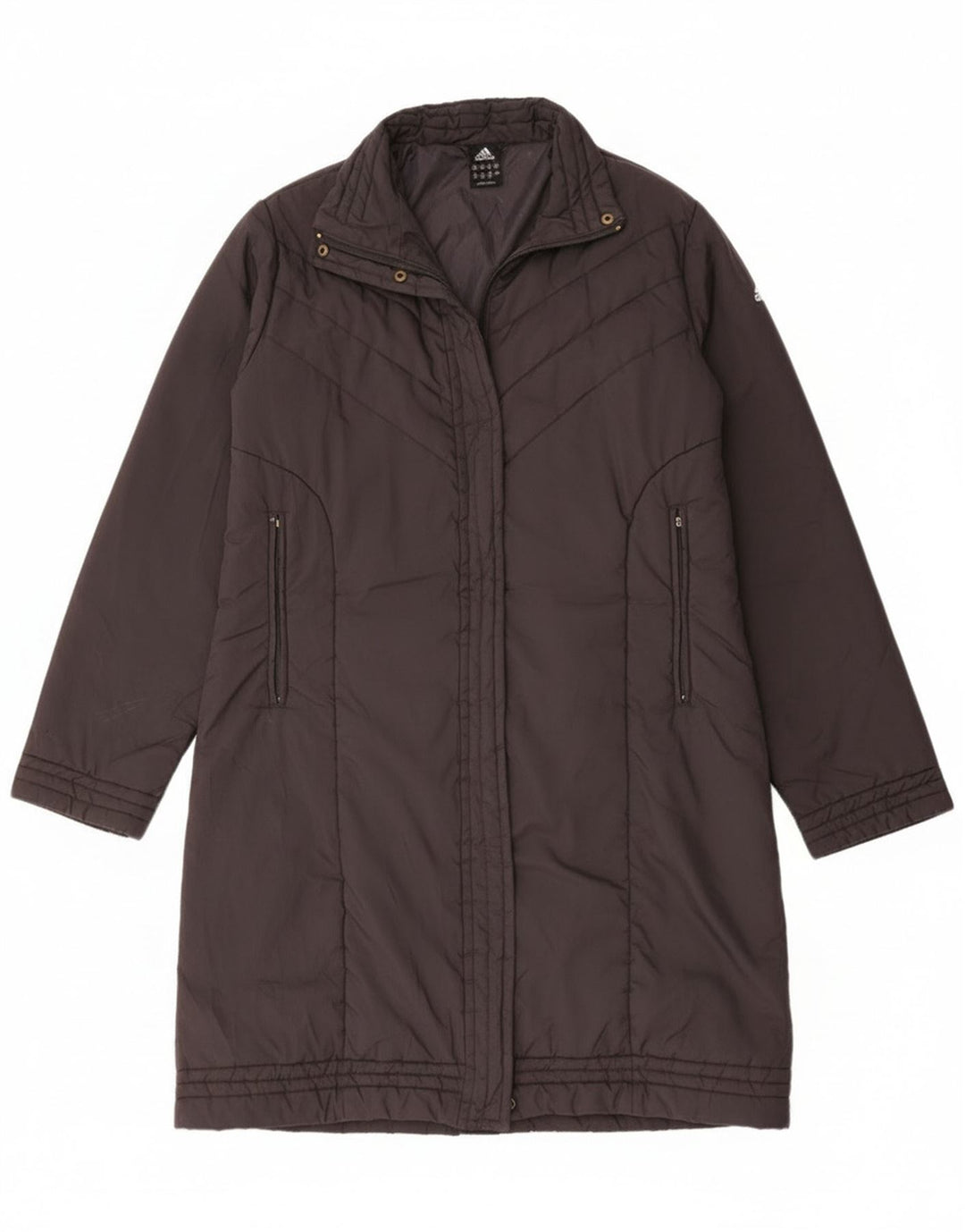 Palton căptușit pentru femei Adidas UK 16, mare, gri din poliamidă